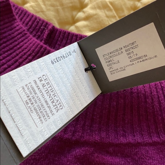 A/X Armani Exchange sweater w/gold ball studding - Picture 7 of 11